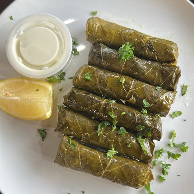 Meat or Vegetarian Grape Leaves.