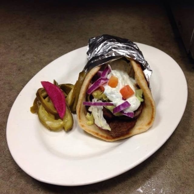 Greek Chicken Pita Combo.