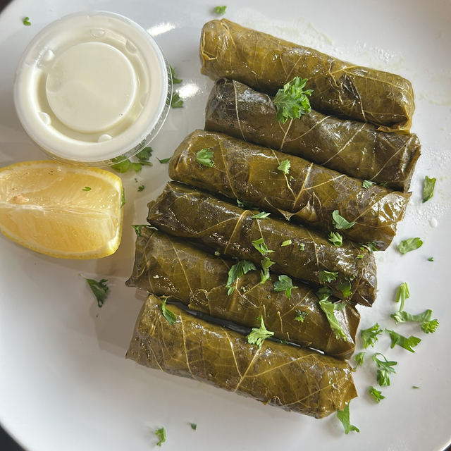 Meat Grape Leaves.