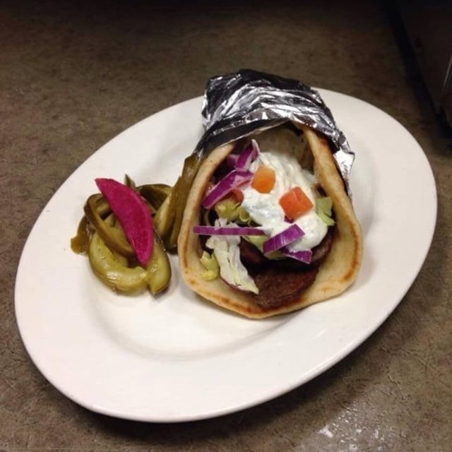 Chicken Kabob Pita.