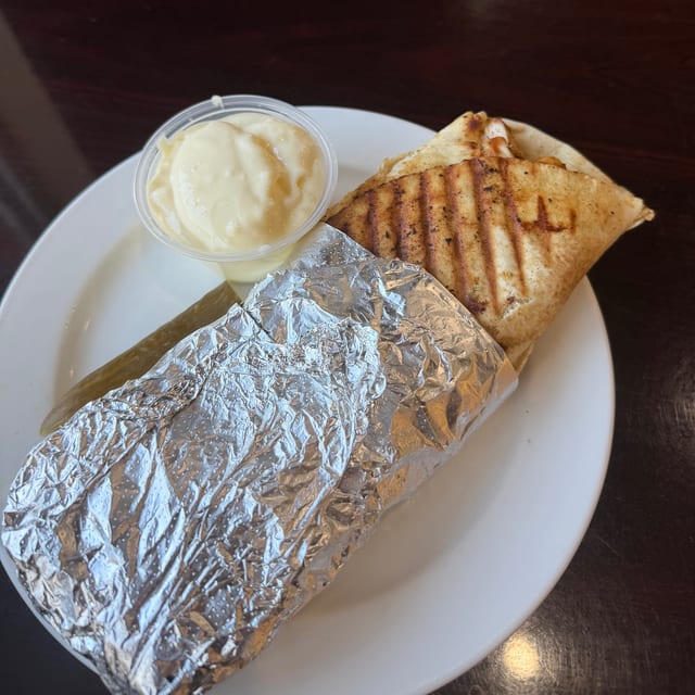 Chicken Shawarma Pita Combo.