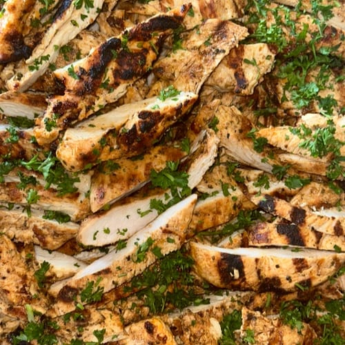 Chicken Shawarma Over Rice.
