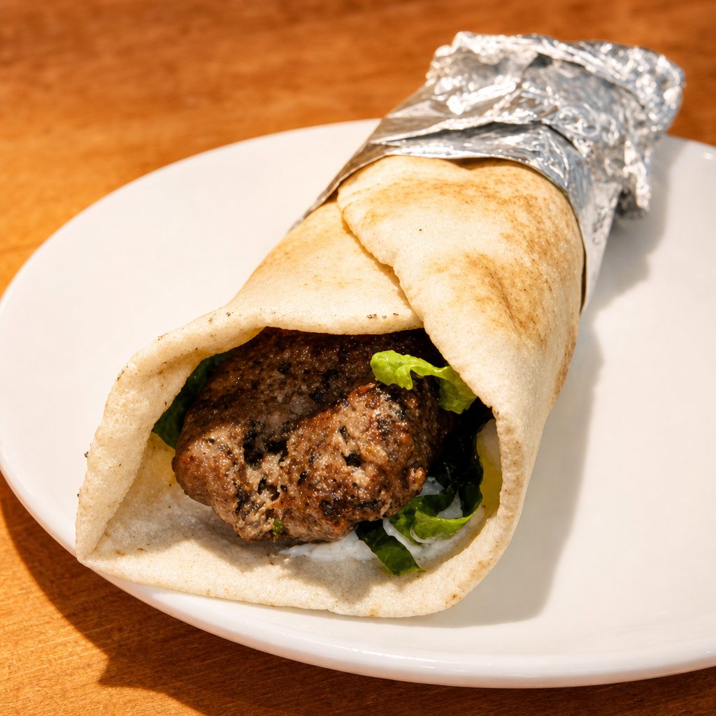 Beef Kafta Pita Combo.