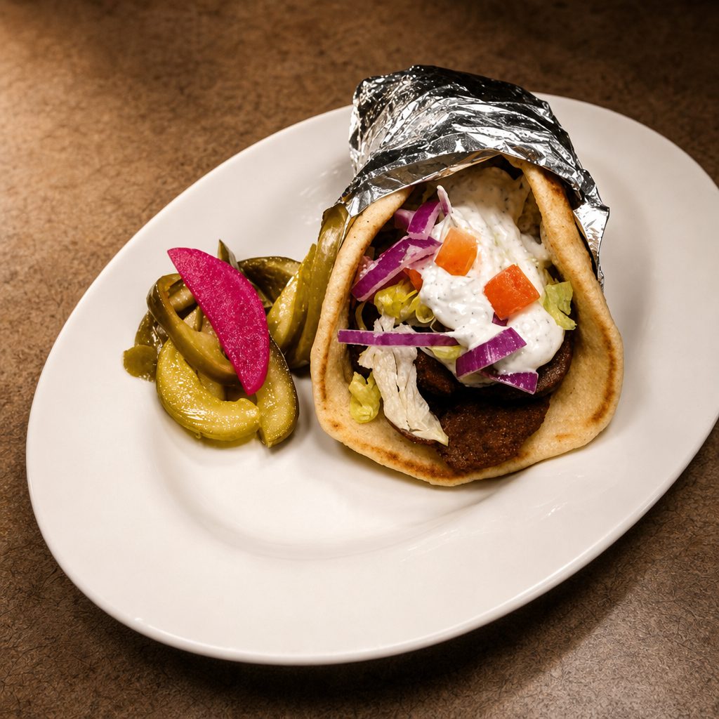 Chicken Gyro Pita.