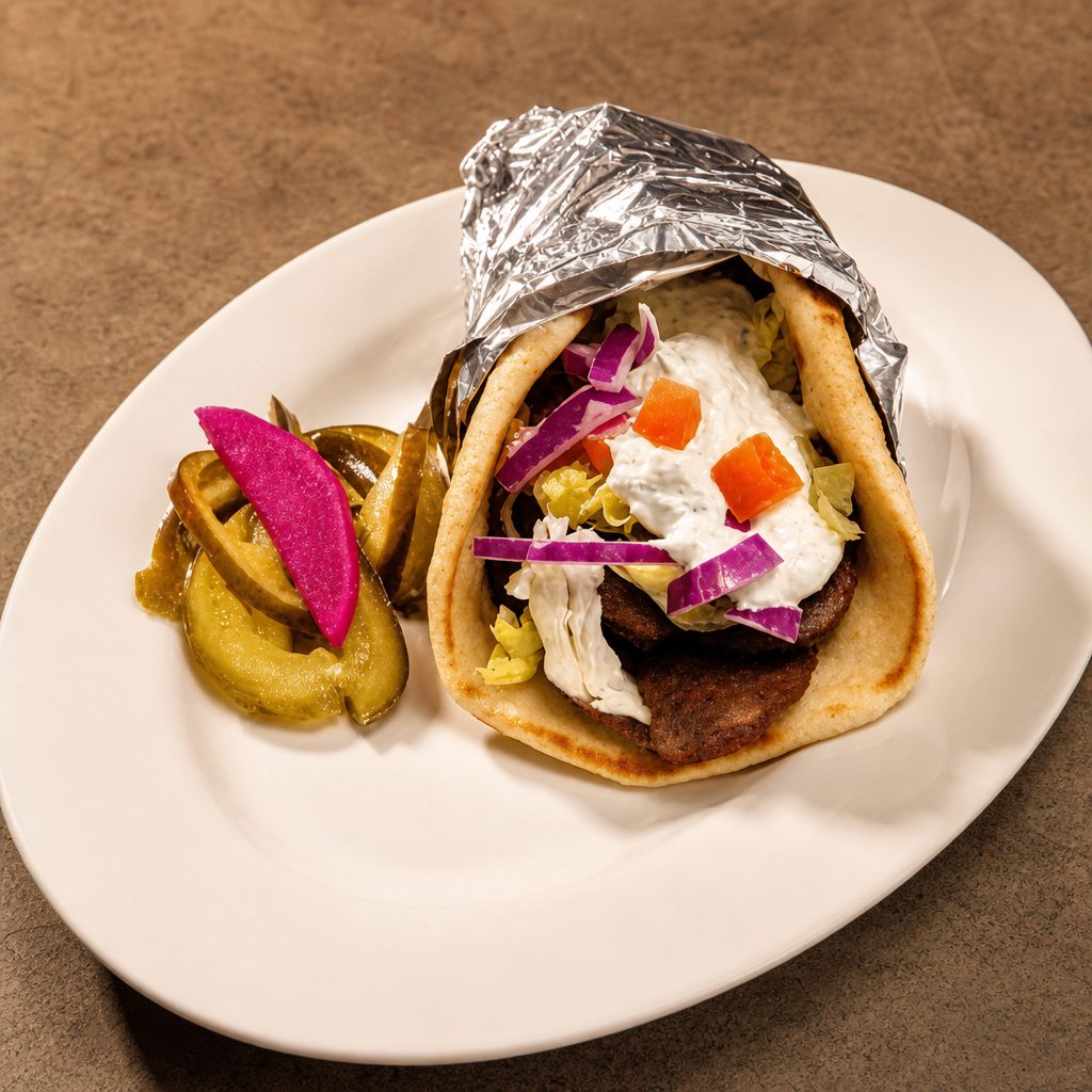 Greek Chicken Pita.